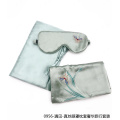 100% Mulberry Silk Travel Set Silk pillowcase eye mask and slipper gift set